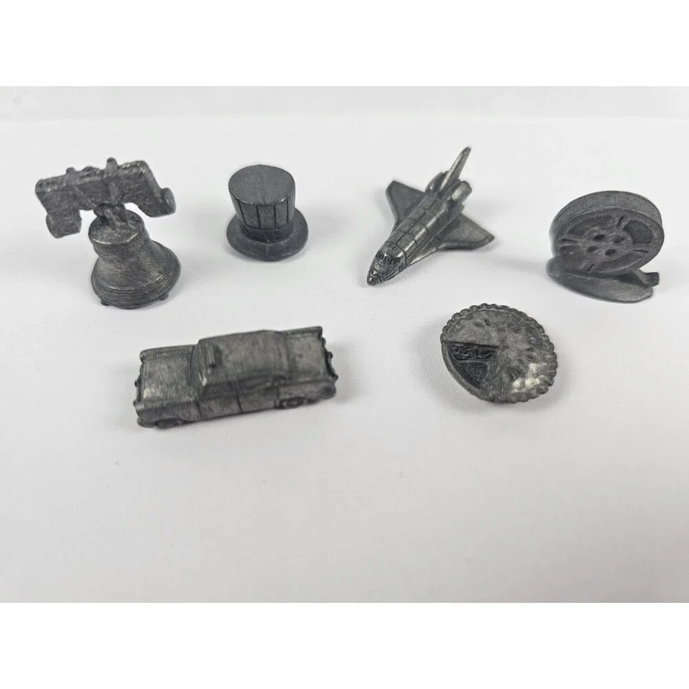 2002 Monopoly The America Special Edition Replacement Player Pieces 6 Tokens